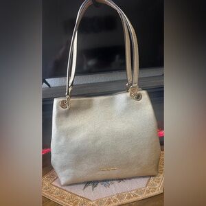 Gold Metallic Tote Bag